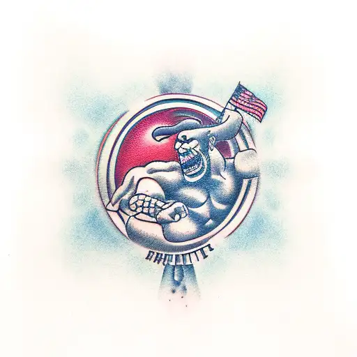 strength, struggle, discipline, focused, karma tattoo design idea