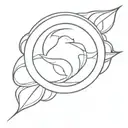 "surrender"  tattoo design idea