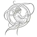 "surrender"  tattoo design idea