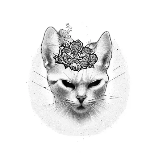 Grandma walking with grandson tattoo design idea