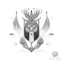 ursula tattoo design idea