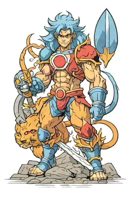 Personagens thundercats tattoo design idea