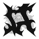 names Brody and Bailey written tattoo design idea