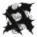 names Brody and Bailey written tattoo design idea