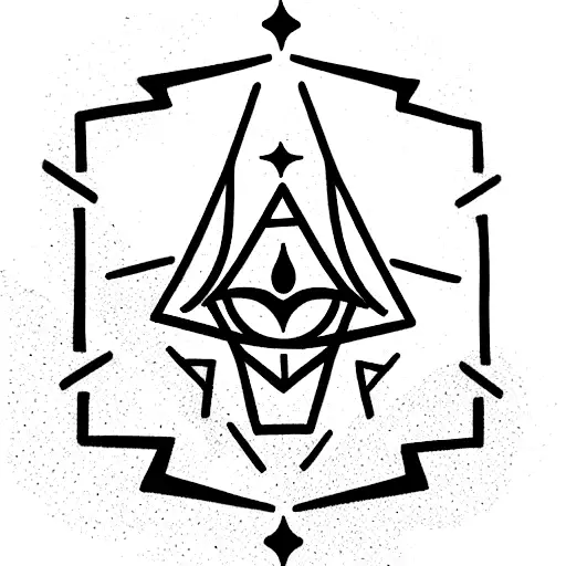 tarot card style tattoo with themes of philosophy, balance, knowledge, nature, and alchemy tattoo design idea
