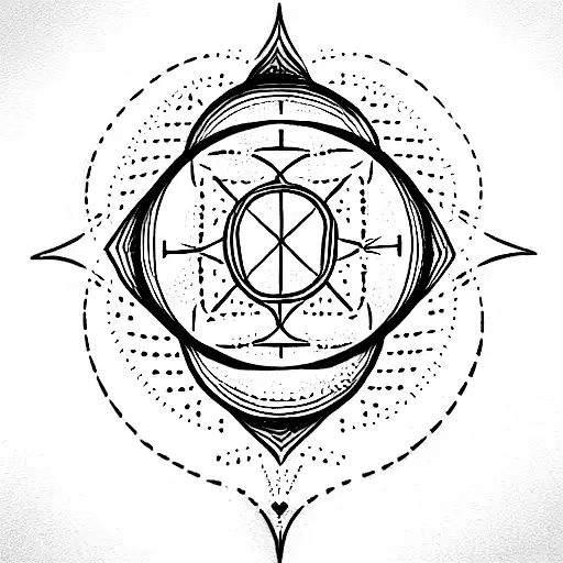 full sleeve with themes of philosophy, balance, knowledge, alchemy, and astronomy tattoo design idea