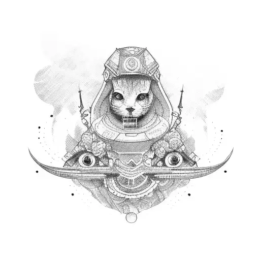 sitting on dock tattoo design idea