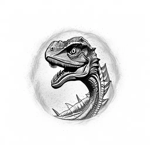 velociraptor tattoo designs
