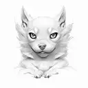 the name "IGGY" in cursive  tattoo design idea