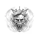 castlevania dracula tattoo design idea