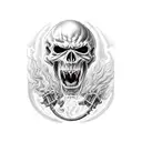 castlevania dracula tattoo design idea