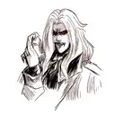 Dracula's castlevania in a new-school style tattoo design idea