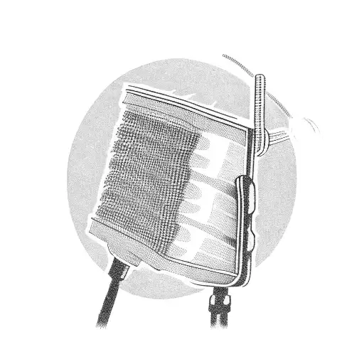 microphone, machine gun, money, drug tattoo design idea