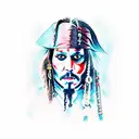 jack sparrow tattoo design idea