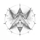 portal of peace tattoo design idea