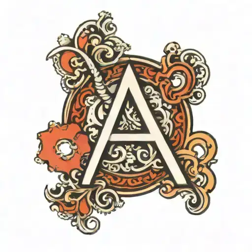 the word BALANCE in capital with one vertical line that goes in the middle of the word through the letter A  tattoo design idea