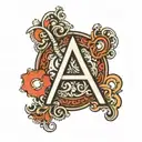 the word BALANCE in capital with one vertical line that goes in the middle of the word through the letter A  tattoo design idea