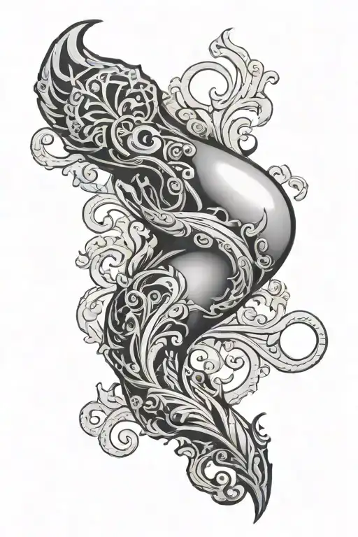 lilith bdsm anal plug tattoo design idea