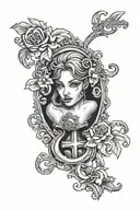 lilith bdsm anal plug tattoo design idea