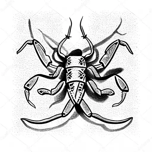 Scorpion tattoo design idea