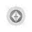 empath symbol tattoo design idea