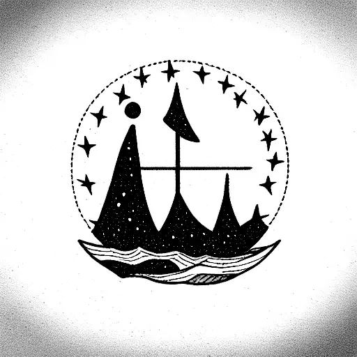 great comet of 1812 tattoo design idea