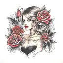 Livro cálice de fogo e Taylor Swift  longe live tattoo design idea