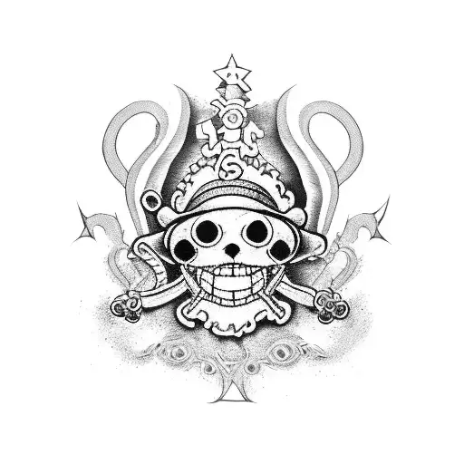 One Piece Colombia tattoo design idea