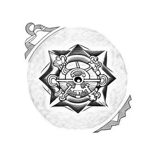 One Piece Colombia tattoo design idea