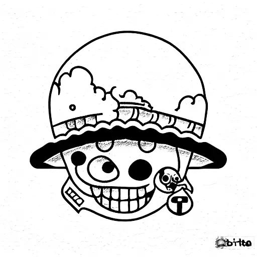 One Piece Colombia tattoo design idea