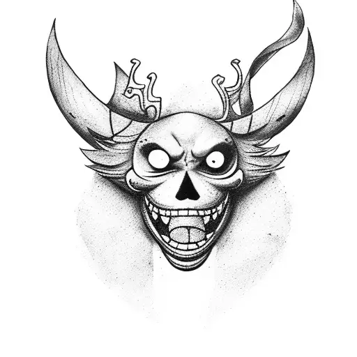 One Piece Colombia tattoo design idea
