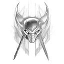 marvel Loki's dagger tattoo design idea