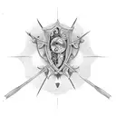 darts tattoo design idea