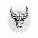 Chicago bulls tattoo design idea