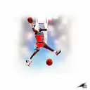 Michael Jordan  tattoo design idea