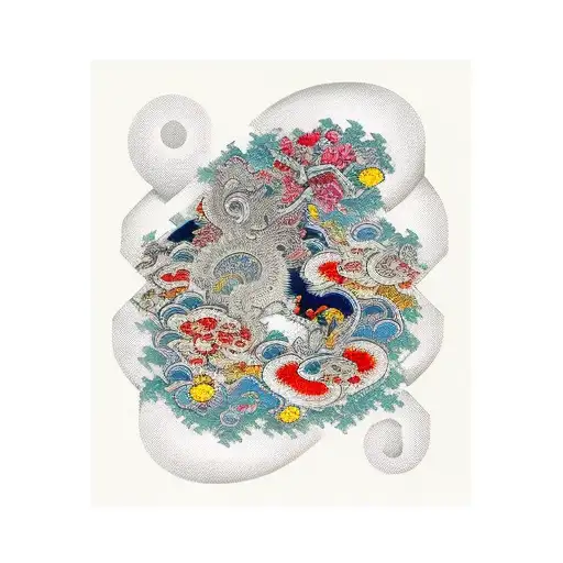 piece of puzzle with vynile and platinum inside the puzzle tattoo design idea