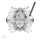 surf tattoo design idea