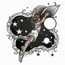 reach for the stars if I miss I'll catch the clouds tattoo design idea