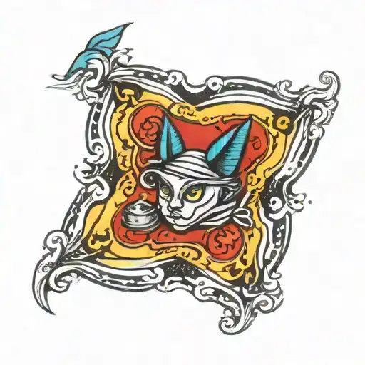 ravioli tattoo design idea