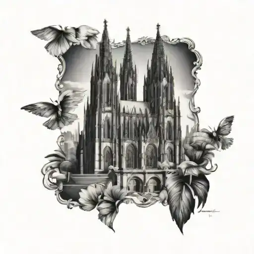 Cologne cathedral tattoo design idea