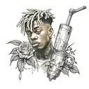 Juice WRLD tattoo design idea