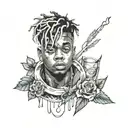 Juice WRLD tattoo design idea