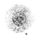 Dandelion tattoo design idea