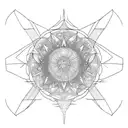 Supernova tattoo design idea