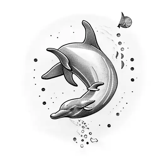 Amazon.com : Small Dolphin Temporary Tattoo Transfers for Kids Parties,  Party Bags : Beauty & Personal Care