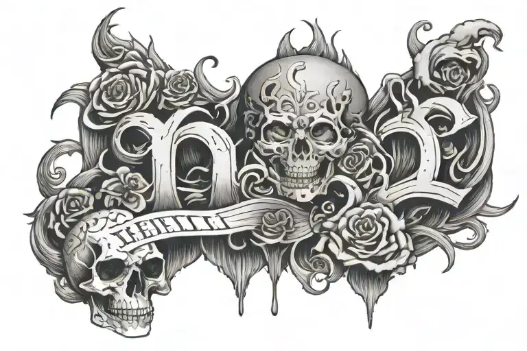 The phrase: - to Hell? - Yes! tattoo design idea