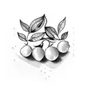 lemon tree tattoo design idea