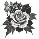 flores tattoo design idea