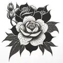flores tattoo design idea