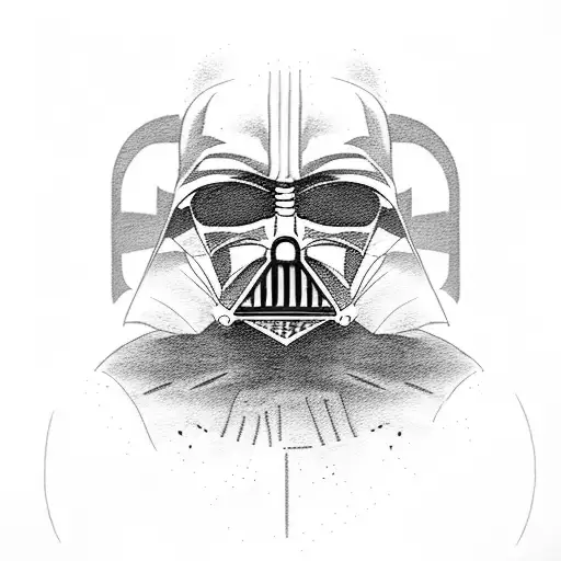 Darth Vader tattoo design idea